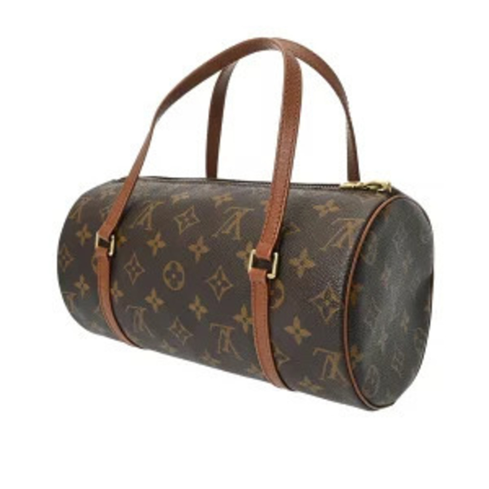 Louis Vuitton Canvas Brown Papillon Handbag Monogram